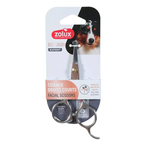 ZOLUX Nożyczki krótkie dla psa do pyska DOG SALON
