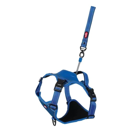 ZOLUX Szelki dla psa ze smyczą automatyczną Easyride XL niebieskie