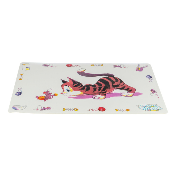 Trixie  PODKŁADKA POD MISKĘ WZORY 44x28cm MISKA
