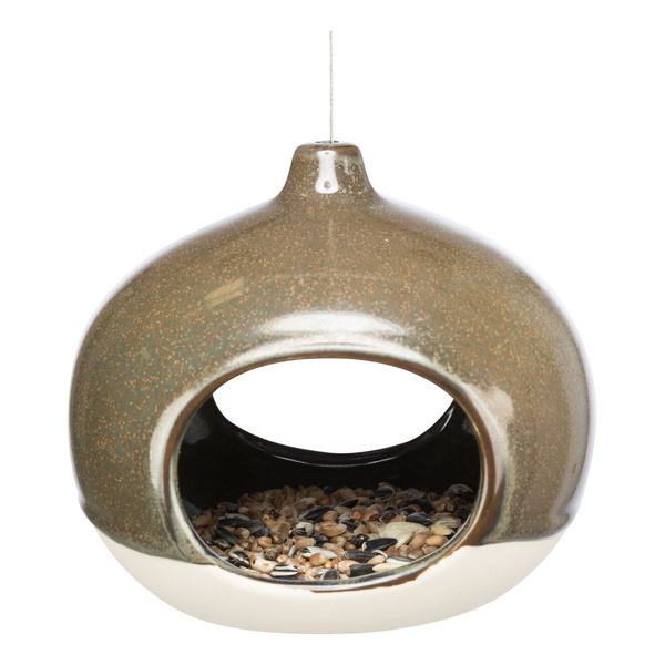 Trixie Miska na karmę dla ptaków ceramiczna 12x14x12cm zawieszana