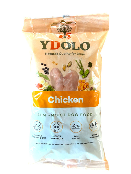 YDOLO Chicken - kurczak i ryby - półwilgotna karma dla psa (100g)