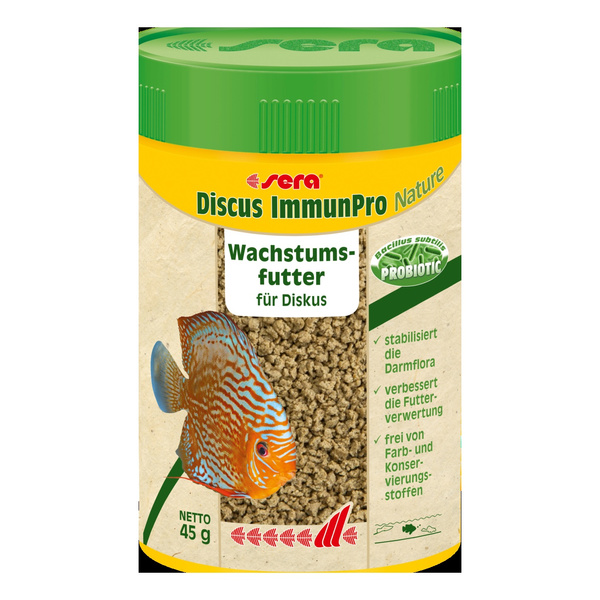 Sera sera Discus ImmunPro Nature 100 ml - pokarm dla pielęgnic