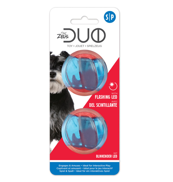 ZS Duo Ball, 5cm, z LED, 2szt/op.