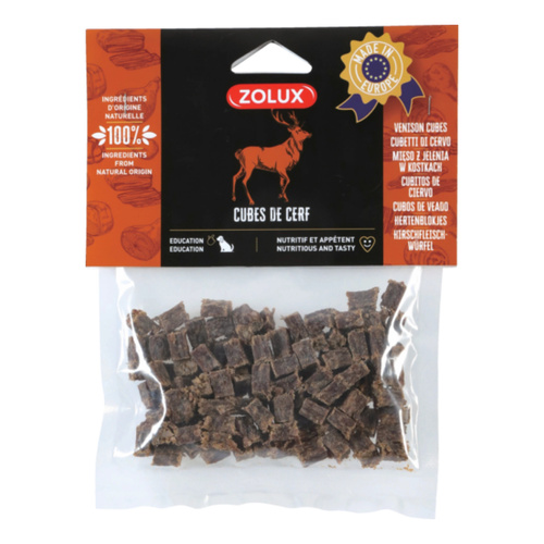 ZOLUX Przysmak naturalny dla psa Kostki z jelenia 100 g