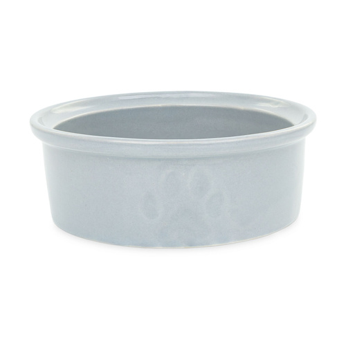 Barry King Miska, dla psa, szara, ceramiczna, odcisk łapy, 12cm