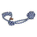 ZOLUX Zabawka dla psa szarpak węzeł sznur BLUE FLOWER 39cm