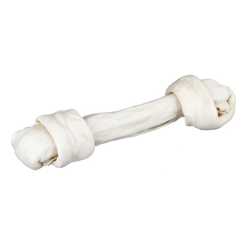 Trixie KOŚĆ Denta Biała wiązana 100% skóra wołowa 39cm/500g