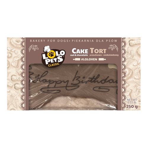 Tort Dla Psa Happy Birthday Orzechowo - Czekoladowy