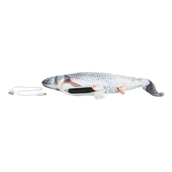 Trixie Wriggle fish zabawka dla kota z kocimiętką
