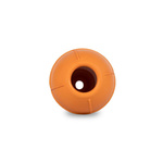 RUCAN CONIC Medium Orange - M, średnio twarda, pomarańczowa zabawka na przysmaki dla psa