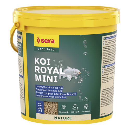 Sera Koi Royal Mini 3.800 ml granulat - pokarm postawowy dla Koi