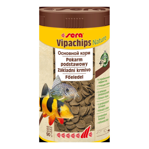 Sera Vipachips Nature 250 ml chipsy tonące - pokarm podstawowy