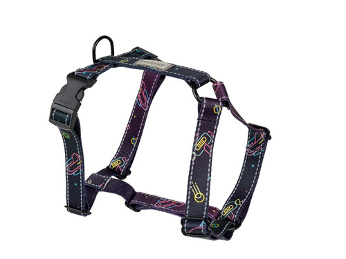 amiplay Szelki regulowane Guard BeSpace S 17-27 26-35x1,5cm Neon