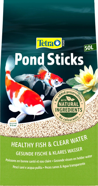 TETRA Pond Sticks 50 L Pokarm dla ryb stawowych w oczku wodnym pałeczki