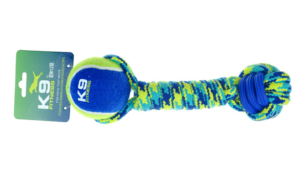 Hantel sznurowy z piłką Zeus K9 Fitness, 28 cm