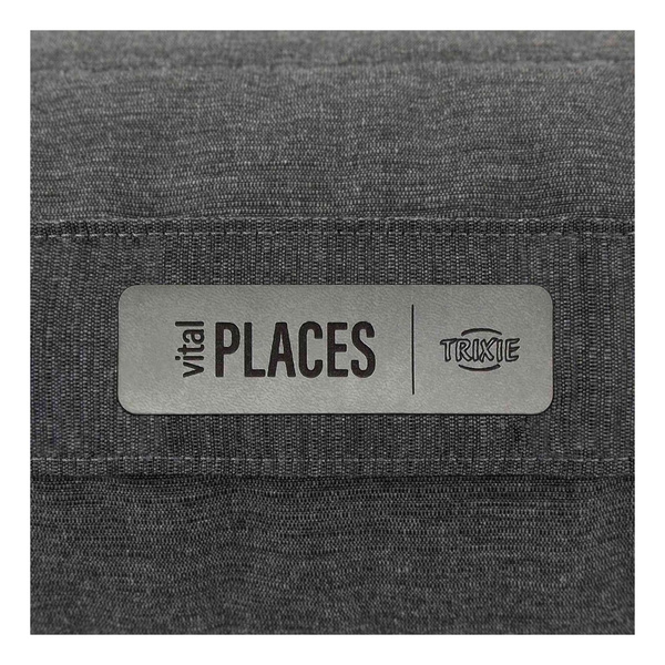 Trixie Koc Bendson, 100 × 65 cm, ciemnoszary/jasnoszary