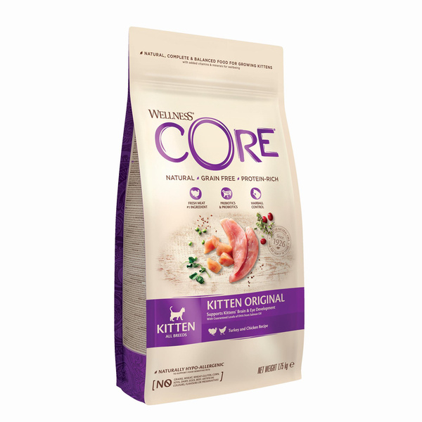Wellness Core Kitten Original karma sucha dla kociąt indyk i kurczak 1,75kg
