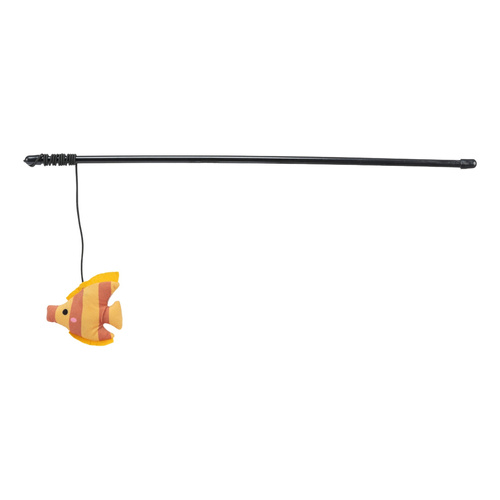 Trixie Wędka dla kota, z rybą, plastik/plusz, 46 cm