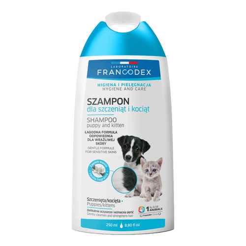 FRANCODEX PL Delikatny szampon dla kociąt i szczeniaków 250 ml