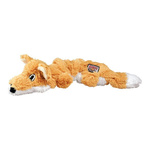 KONG Zabawka dla psa Knots Scrunch Fox Lisek Piszczałka Lina S/M 26cm