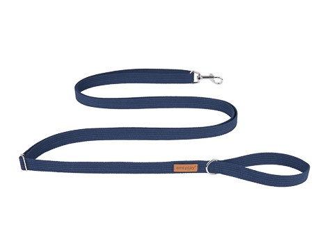 amiplay Smycz regulowana Easy FixCotton L 160-300x2,5cm Granatowy