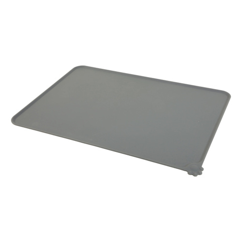 ZOLUX Podkładka silikonowa pod miskę psa lub kota M szara 47,5x30 cm