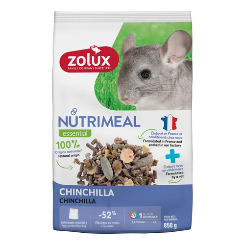 ZOLUX Karma mieszanka dla szynszyli NUTRIMEAL 4 850g