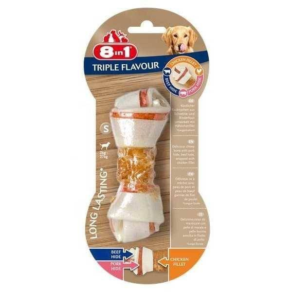 8in1 KOŚĆ Triple Flavour Kurczak gryzak S 1szt