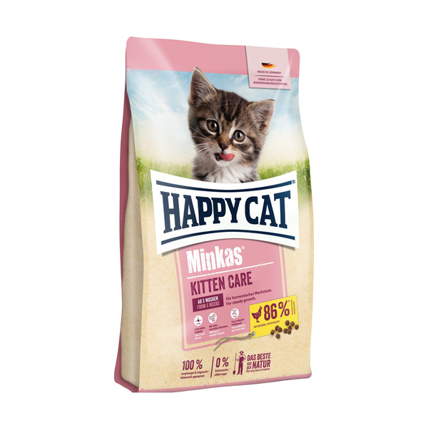 Happy Cat Minkas KITTEN Care Drób Karma dla Kota 10kg