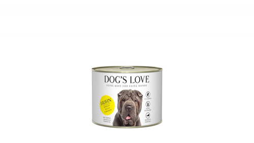 DOG'S LOVE Huhn - kurczak z gruszką, komosą ryżową i marchewką (200g)