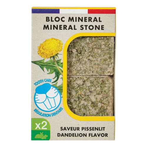 ZOLUX Kostki mineralne dla królika i gryzoni EDEN z mniszkiem lekar.2x100g