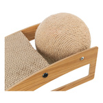 Trixie Drapak rampa z piłką, dla kota, karton/mdf, 40 x 17 x 20 cm