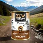 Mokra Karma Dla Psa ZEW NATURY 400g Bogata w Dziczyznę Dla Dorosłych Psów
