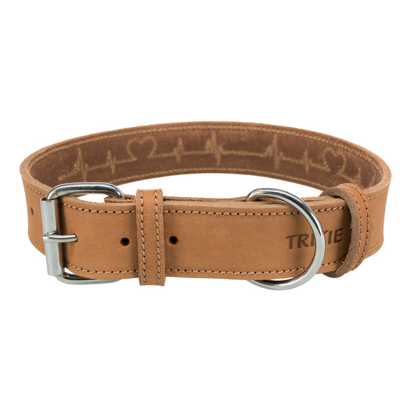 Trixie Obroża Rustic Heartbeat z grubej skóry L-XL 55-65 cm/4cm