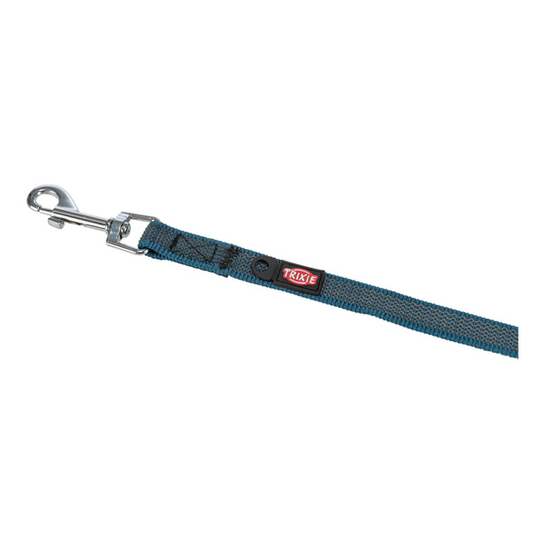 Trixie Smycz treningowa, dla psa, taśma, gumowana, petrol, L-XL: 10 m/17 mm