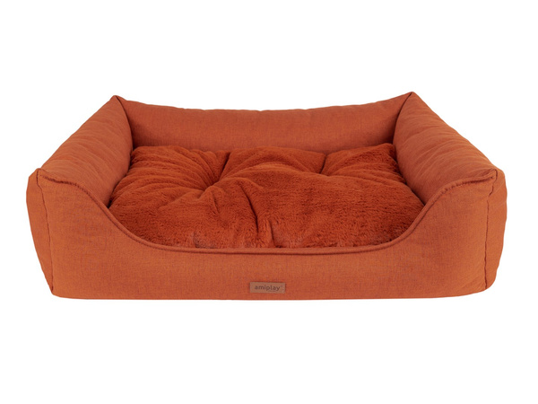 amiplay Sofa Como L 78x64x19cm Miedziany