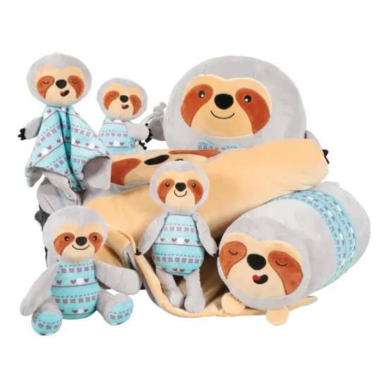 Zolux Zabawka pluszowa dla psa CHIQUITOS leniwiec kocyk 42,2x20,2x31,5 cm