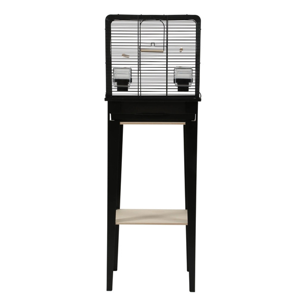 Zolux Klatka dla ptaków ze stojakiem CHIC Loft S kol. czarny