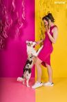 amiplay Smycz dla Psa 7w1 BeHappy XL 100-200cm Banana