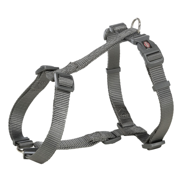 Trixie Szelki Premium, S-M: 42-60 cm/15 mm, grafit