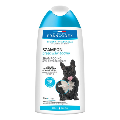 FRANCODEX PL Szampon dla psa przeciwświądowy, bez parabenów 250 ml