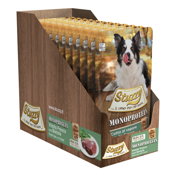 Stuzzy Monoprotein karma mokra dla psa świeża cielęcina z burakami pasztet 150 g