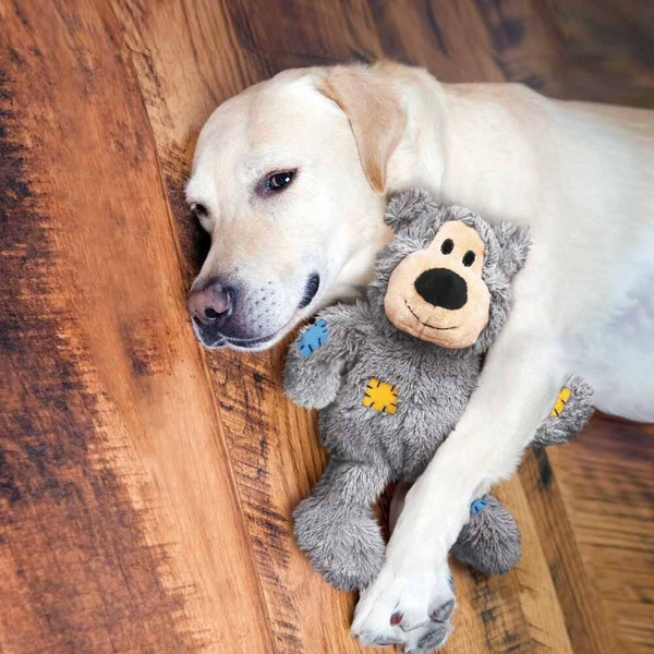 KONG Zabawka dla psa Wild Knots Bear linka piszczałka S/M