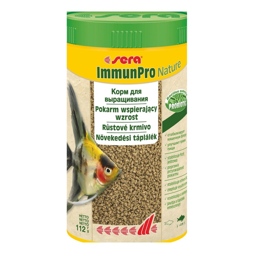 Sera ImmunPro Nature 250 ml - pokarm wolnotonący dla ryb powyżej 4cm