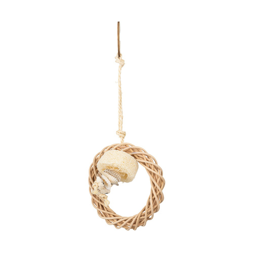 Panama Pet Zabawka, dla ptaków, obręcz, ratanowa, 32 cm