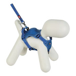 ZOLUX Szelki dla psa ze smyczą automatyczną Easyride S niebieskie