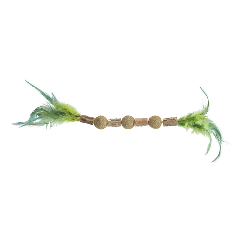 Trixie Matatabi Chain, zabawka, dla kota, 38 cm, z piórkami i kocimiętką