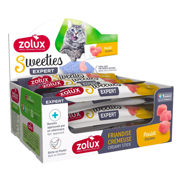 ZOLUX Przysmak kremowy dla kota SWEETIES z kurczakiem 14 g