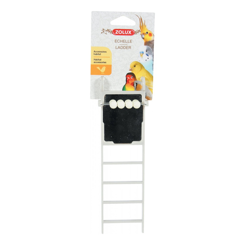 ZOLUX Drabinka dla ptaków plastikowa z lusterkiem, różne kolory