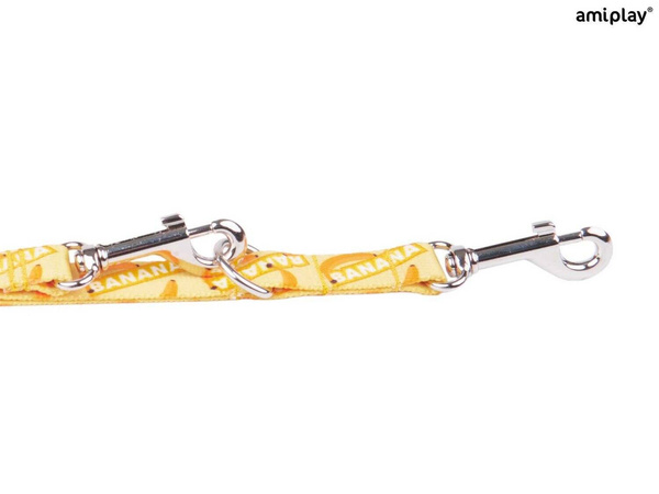 amiplay Smycz dla Psa 7w1 BeHappy XL 100-200cm Banana